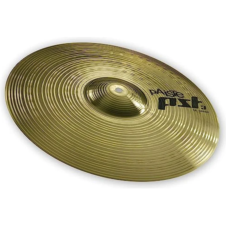 Paiste PST3 Crash Becken 14 Zoll, MS63 Brass, hell und klarer Klang für alle Spielvolumen – Bild 2