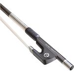 CodaBow Joule Violin Bow, kraftvoller Geigenbogen mit Kevlar-Kern, Graphitfaserummantelung, schwarzem Xebony® Frosch und Naturhaarbehaarung