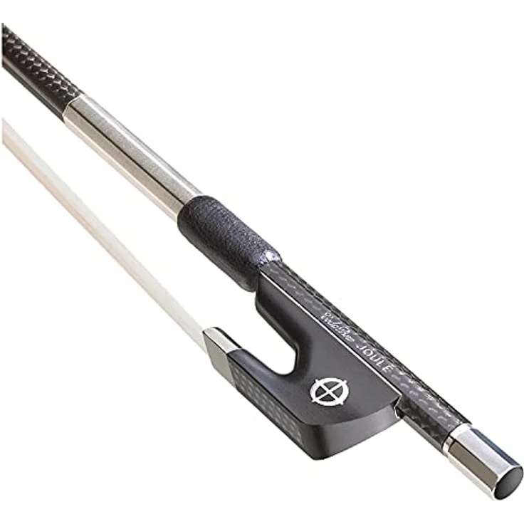 CodaBow Joule Violin Bow, kraftvoller Geigenbogen mit Kevlar-Kern, Graphitfaserummantelung, schwarzem Xebony® Frosch und Naturhaarbehaarung – Bild 1