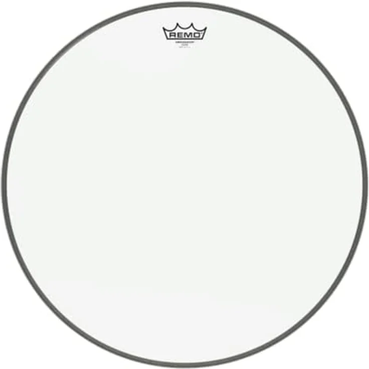 Remo Ambassador transparent, 20" Bass Drum Schlagzeugfell mit klarem Sound, BR-1320-00 – Bild 2