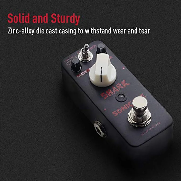 SONICAKE Distortion Gitarre, analoges Effektpedal mit 3 Mode Tone Shaping und True Bypass – Bild 5