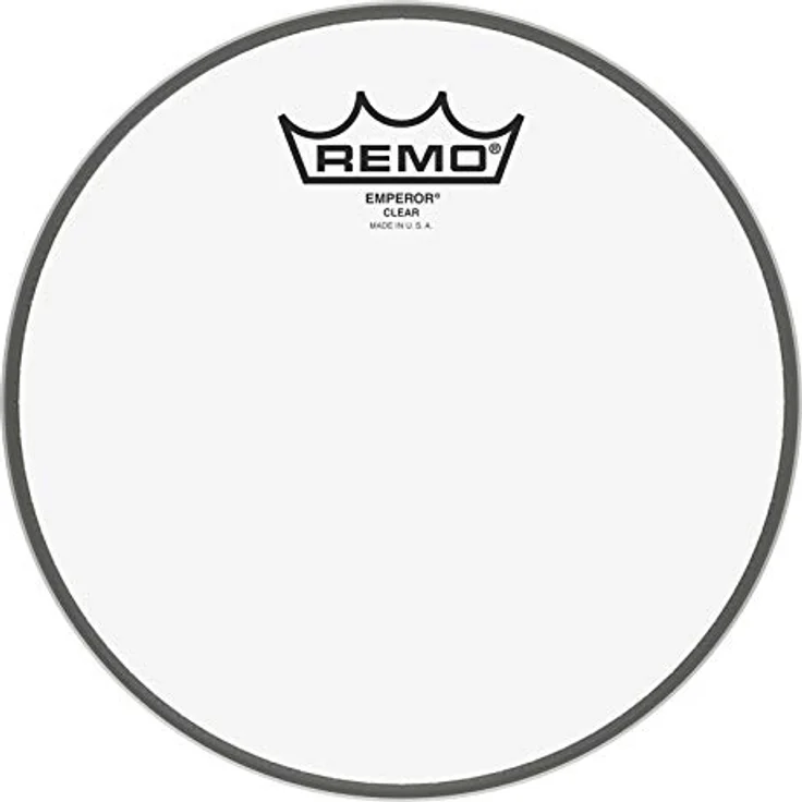 Remo Schlagzeugfell Emperor Transparent Clear 15", zweilagiges Mylar mit voluminösem Ton für Pop, Funk, Rock und Heavy Rock – Bild 2