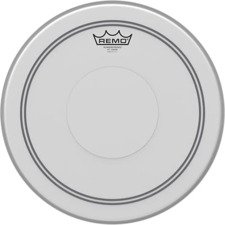 Remo 14" Powerstroke 3 Coated CSDot, Snarefell mit CS-Dot und verstärktem Rand für optimale Soundkontrolle, weiß aufgerauht – Bild 2