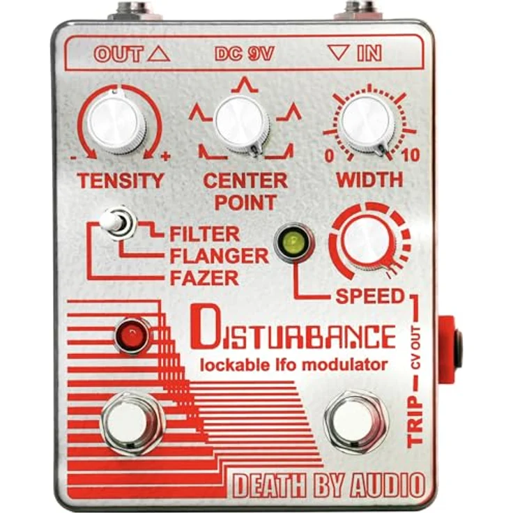 Death by Audio Disturbance, Gitarren-Effektgerät mit Flanger/Phaser/Filter, Freezable Multi-Modulation, handgefertigt in New York City – Bild 3