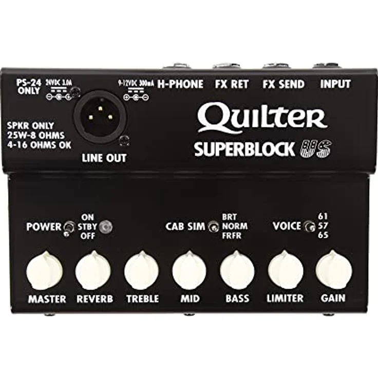 Quilter Superblock US Bundle, E-Gitarren-Topteile mit Harley Benton G112Plus Creamback und pro snake TPL 5 PP – Bild 2