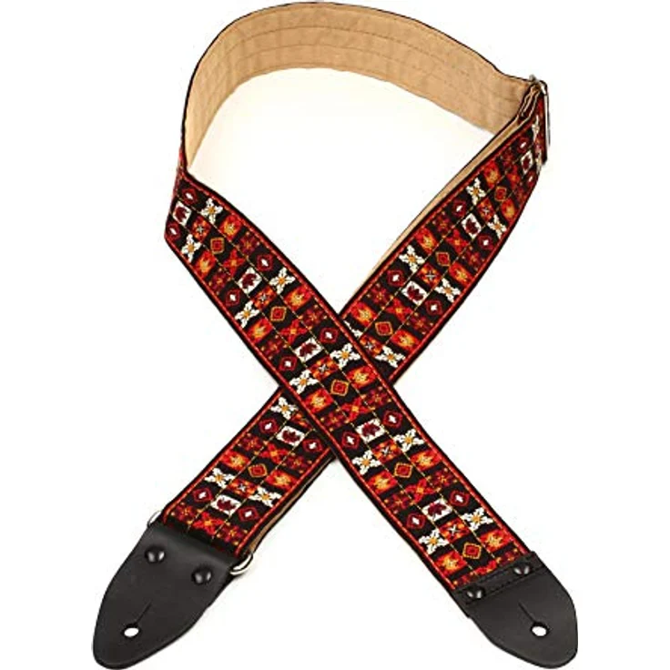 Dunlop Jimi Hendrix Strap Festival, Gitarrengurt mit originalem Woodstock-Design, Länge 85-150 cm, Breite 5 cm – Bild 2