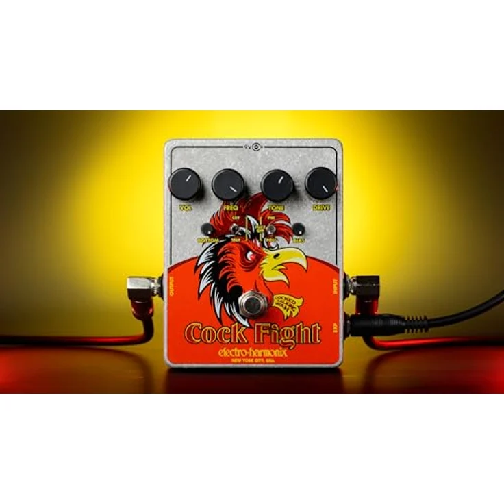 Electro Harmonix Cock Fight Cocked Wah, Effektpedal mit 3 Modi: Crying Wah, Talking Wah und Fuzz, True Bypass, made in USA – Bild 2