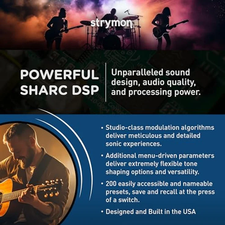 Strymon Mobius, Modulations-Effektpedal für E-Gitarre mit 12 Typen und 200 Presets, Made in USA – Bild 6