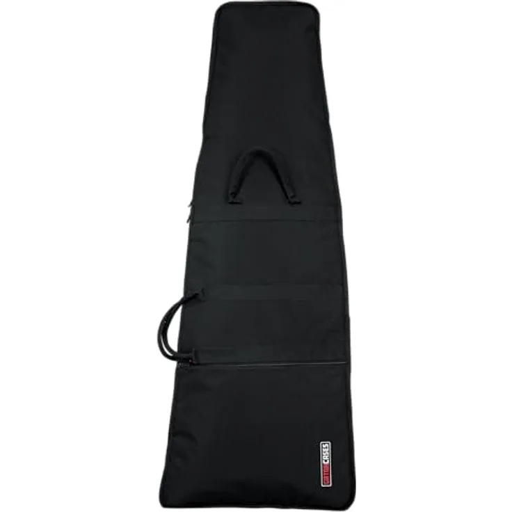 Gator GBE-Extreme-1, Gigbag für E-Gitarren, schwarz, 10 mm Polsterung, leicht, verstellbarer Schulterriemen