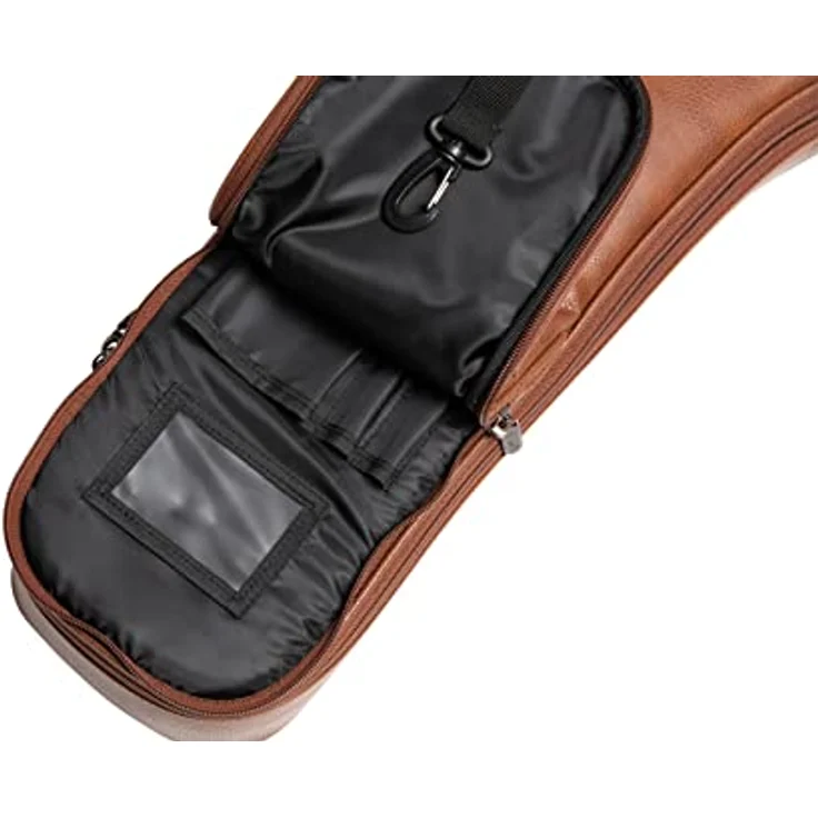 Gibson Premium Soft Case Brown, E-Gitarre Softcase für Les Paul und SG Modelle mit gepolstertem Center Pocket und Tragegriff, braun – Bild 4