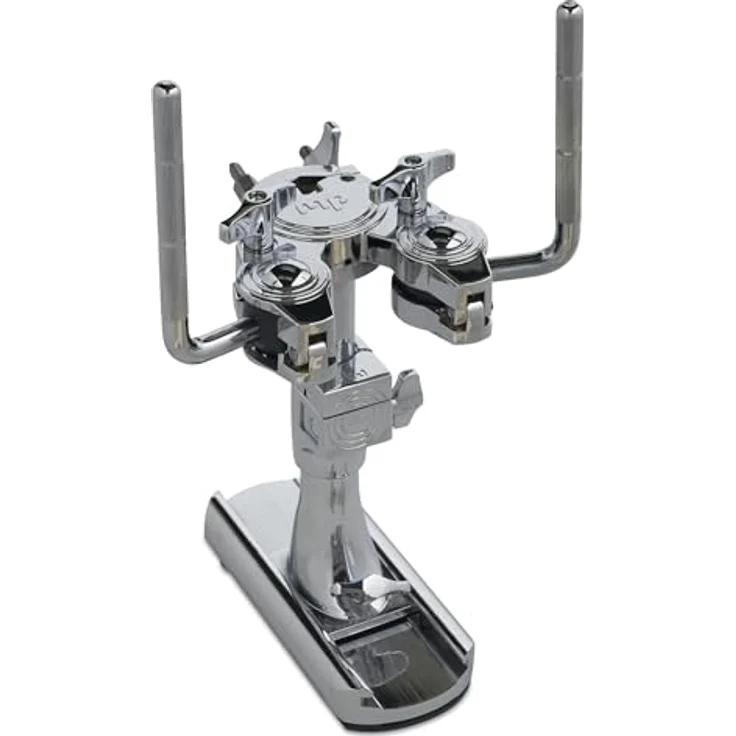 DW 9900BDCR Bass Drum Tom Holder mit L-Tom Armen und integrierter Multiklammer für zusätzlichen Beckenarm – Bild 2