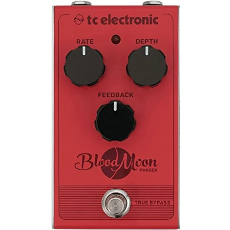 tc electronic Blood Moon Phaser, analoger E-Gitarreneffekt mit Rate, Depth und Feedback Regler, True Bypass – Bild 2