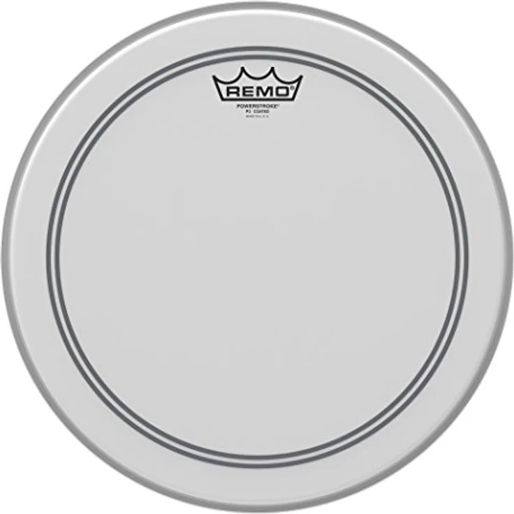 Remo 13" Powerstroke 3 Coated Snare, Schlagzeugfell mit weißer beschichteter Oberfläche und runder Soundcharakteristik – Bild 2