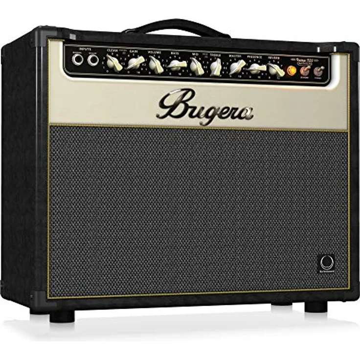 Bugera V22 INFINIUM, 22-Watt Vintage 2-Kanal Röhrencombo mit INFINIUM Tube Life Multiplier, Turbosound Lautsprecher und Reverb