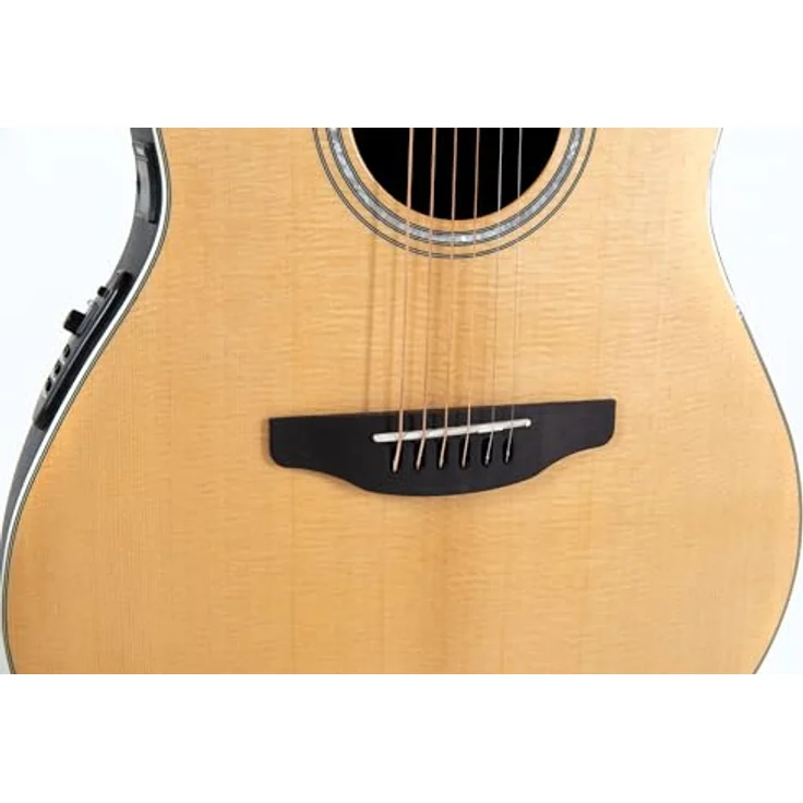 Ovation Celebrity Tradition CS-24-4-G, Westerngitarre mit massiver Fichtendecke, Mid-Depth Cutaway, Ovangkol Griffbrett, Naturfinish und integriertem Stimmgerät – Bild 7