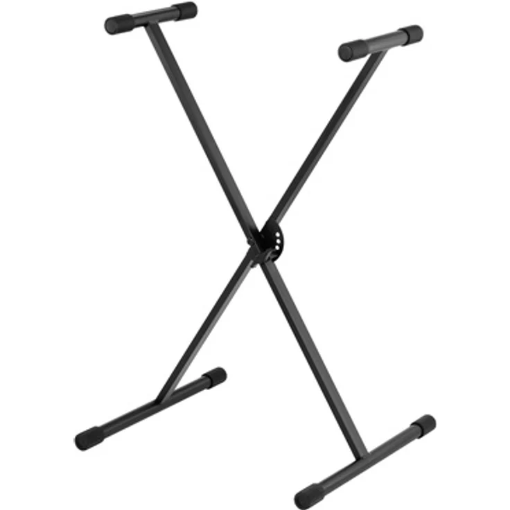 Millenium KS-1003 Slim, verstellbarer Keyboard-Ständer bis 20 kg, schwarz, klappbar auf 101x50x8 cm
