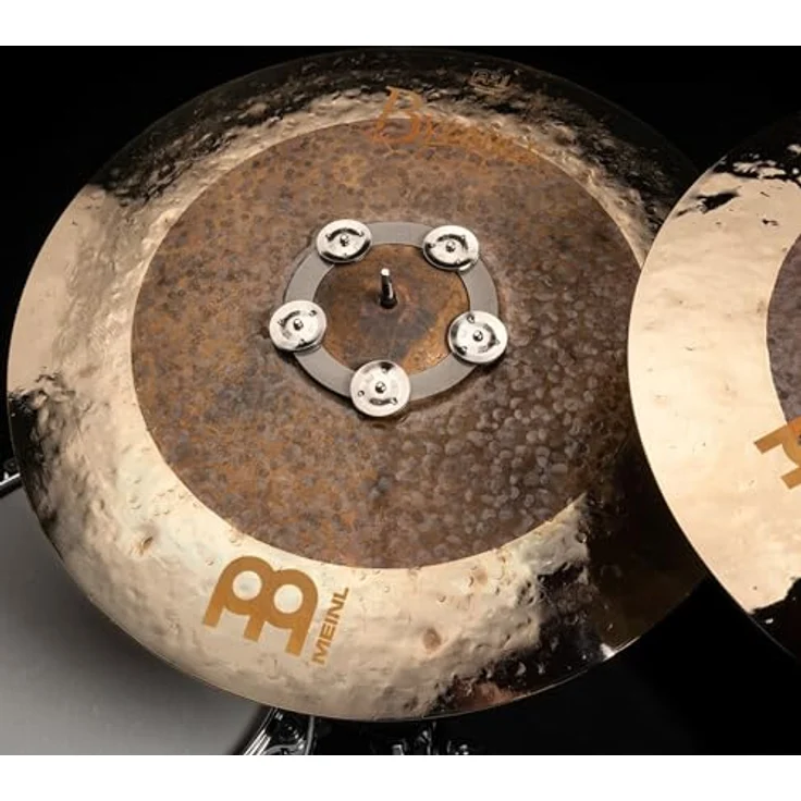 Meinl CRING Ching Ring, 6" Tambourine mit 5 Paar Edelstahl-Schellen, passend für Hi-Hat und Becken, aus Stahl – Bild 9