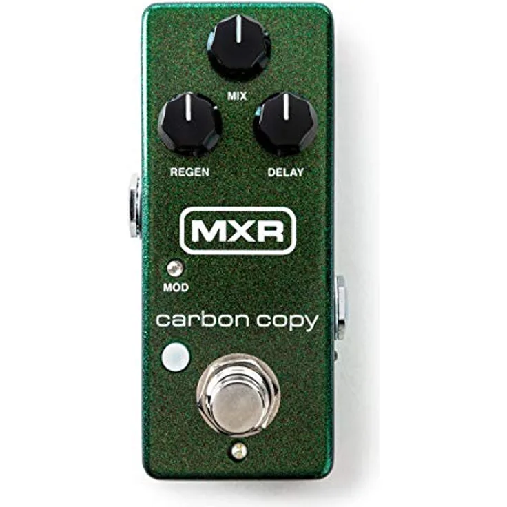 MXR M299 Carbon Copy Mini Analog Delay Pedal mit True Bypass, Modulation und Bright Modus