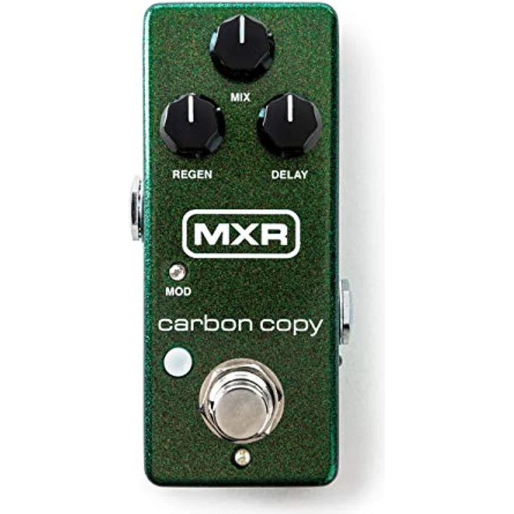 MXR M299 Carbon Copy Mini Analog Delay Pedal mit True Bypass, Modulation und Bright Modus – Bild 1