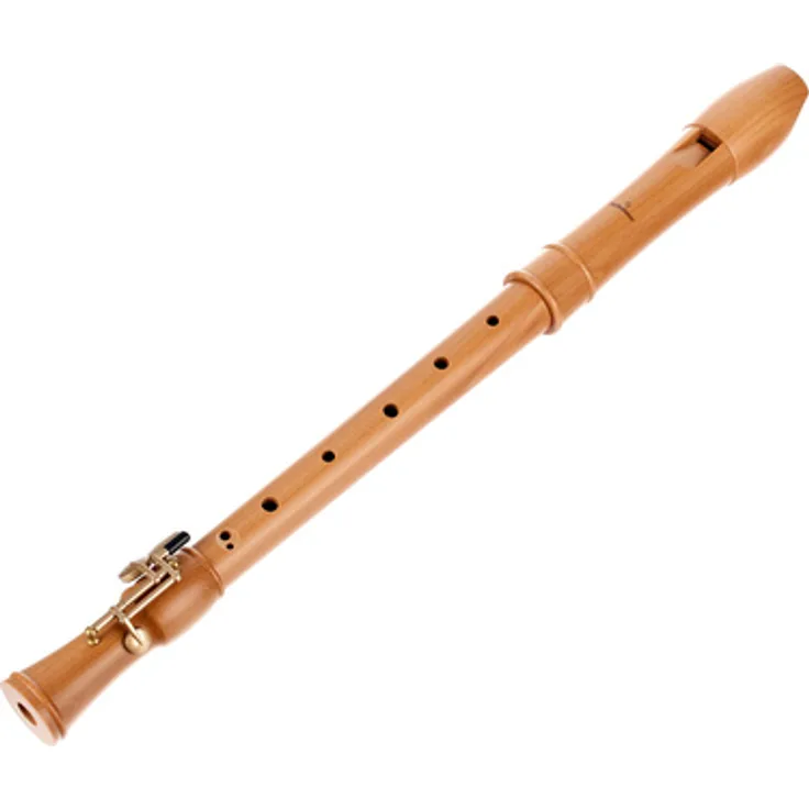 Mollenhauer 2246 Canta Alto Recorder, Altblockflöte aus Birnbaum, barocke Griffweise, Doppelloch mit Doppelklappe, a1 = 442 Hz, inkl. Baumwolltasche