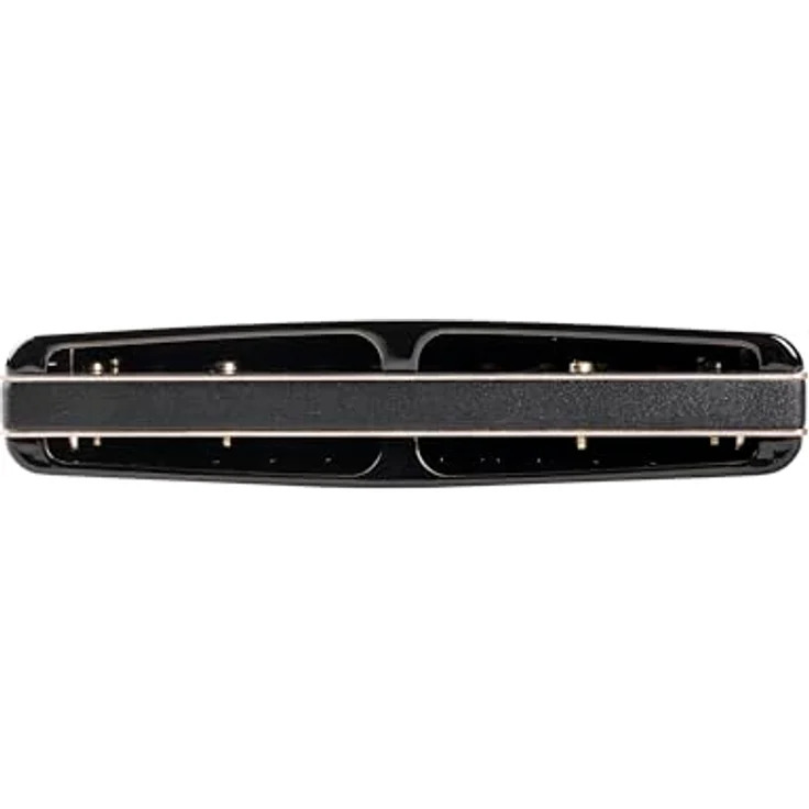 Suzuki HA-20 Hammond Ab, Mundharmonika mit schwarz verchromten Messingschaldeckeln und Aluminiumkorpus, inkl. Etui – Bild 4