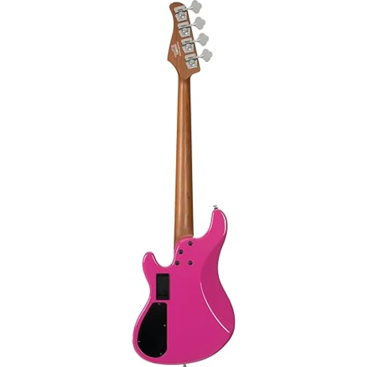 Cort GB Short Scale FDP, E-Bass mit Pappel-Korpus, geröstetem Ahorn-Hals, 22 Jumbo Bünden, aktivem Markbass Preamp, Fandango Purple – Bild 2