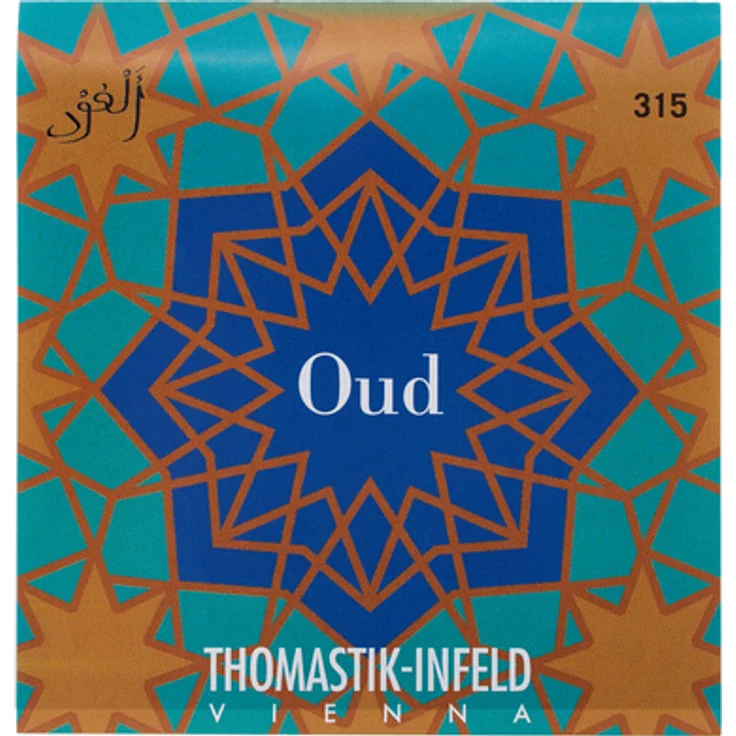 Thomastik Arabic Aoud Strings 315, kompletter Satz aus 10 Saiten, Nylon und Silberumspinnung для arabische Aoud