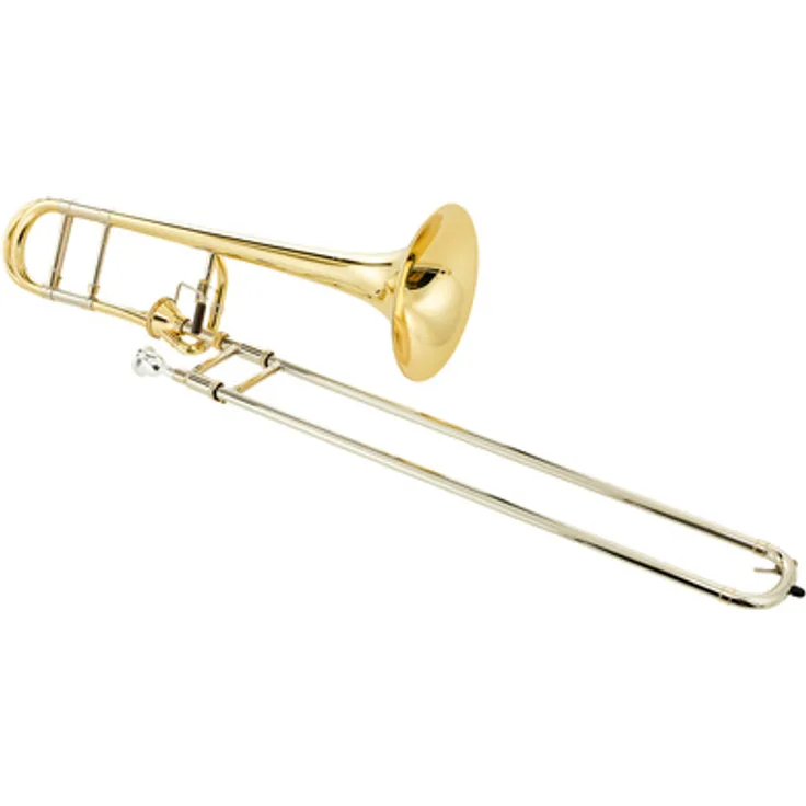 Bach LT 42AF Bb/F-Tenorposaune mit Axial Quartventil, Open-Wrap Bauweise und Neusilber Lightweightzug, klar lackiert, inkl. Bach 6-1/2A Mundstück und Deluxe Holzkoffer