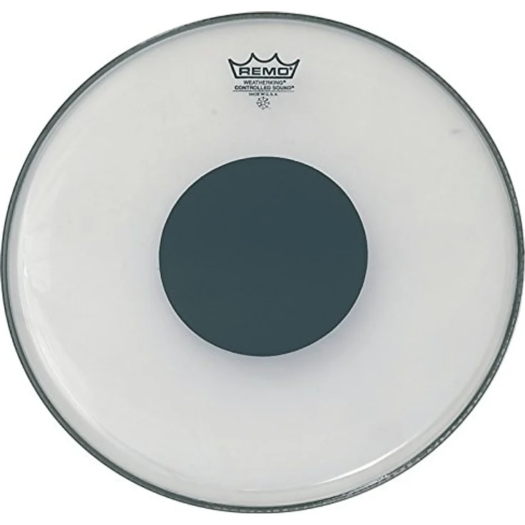 Remo Controlled Sound Clear CS-0313-10, Tom-Fell mit klaren Tönen und Black Dot für präzise Klangkontrolle – Bild 1