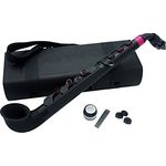 Nuvo jSAX 2.0, Saxophon in C mit ABS/Silikon-Konstruktion, schwarz-pink, inkl. Kunststoffblätter und Etui