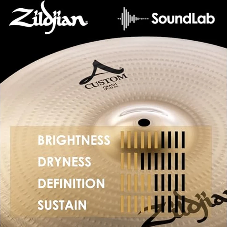 Zildjian A-Custom Crash 17", Schlagzeugbecken mit Brilliant Finish – Bild 5