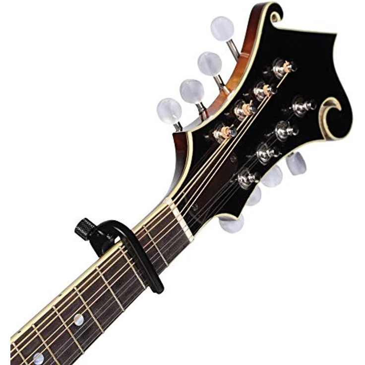 Daddario PW-CP-11 Banjo/Mandolin Capo, leichter Aluminium Kapodaster mit Einhandbedienung und einstellbarem Druck – Bild 6