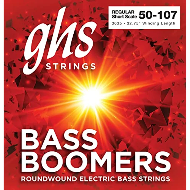 GHS Bass Boomers, Bass String Set 4-String Light .050-.107 für Short Scale, Nickel plated Steel – Bild 4
