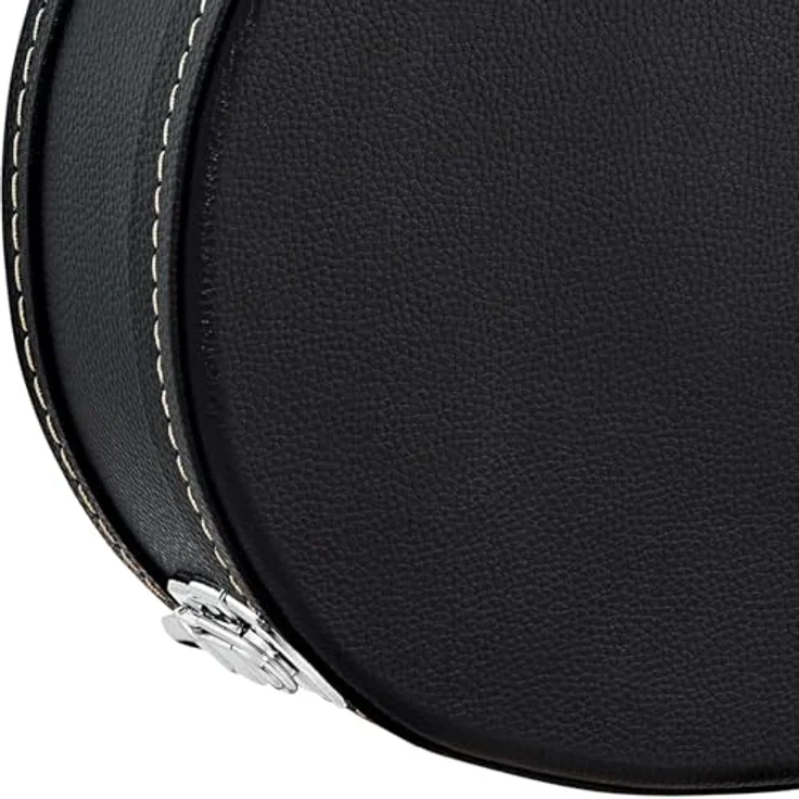 Ortega Acoustic Bass Case OABCSTD, Gitarrenkoffer aus schwarzem Vinyl mit 15mm Polsterung und Zubehörfach, Innenmaße: 127cm x 42,5cm x 32,5cm x 14cm – Bild 6