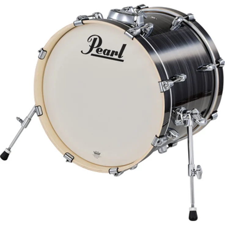 Pearl 18"x14" Export BD G. Silver, Bass Drum mit 6-lagigen Pappelkesseln in Graphite Silver Twist, Chrom Kesselhardware