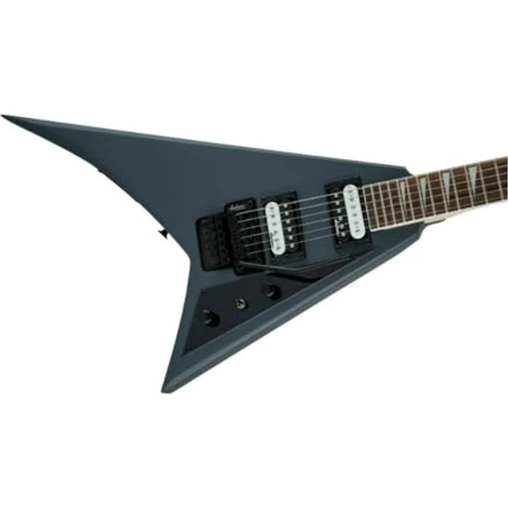 Jackson JS32 Rhoads Satin Gray, E-Gitarre mit sorgfältiger Verarbeitung und ausgewählten Materialien, grau – Bild 3