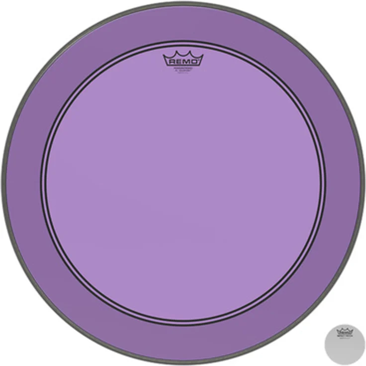 Remo 22" P3 Colortone Bass Drum Schlagfell, Purple, einschichtig mit Dämpfungsring – Bild 1