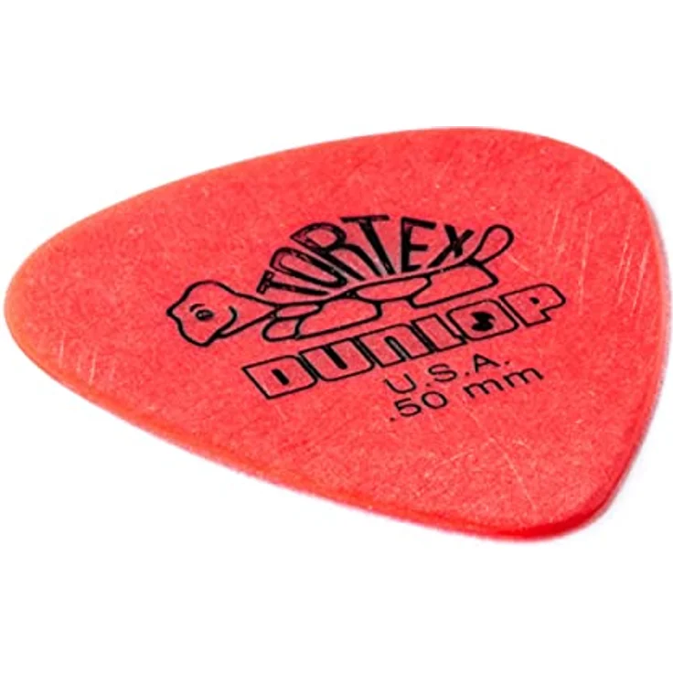 Dunlop Plektren Tortex Std 0.50, Set mit 72 Stück, rot, 0,50 mm – Bild 4