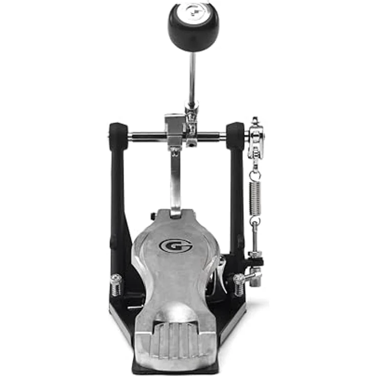 Gibraltar 6711DD Bass Drum Single Pedal, professionelle Fußmaschine mit G-Class Trittplatte, Direktantrieb und Dual-Beater – Bild 1