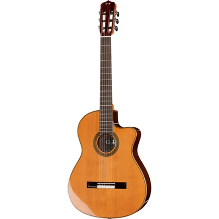Cordoba Fusion Orchestra CE Cedar, Konzertgitarre mit Cutaway, massive Zederndecke, Palisander Boden & Zargen, Mahagoni Hals, Fishman Presys Pickup System, hochglanz Natur