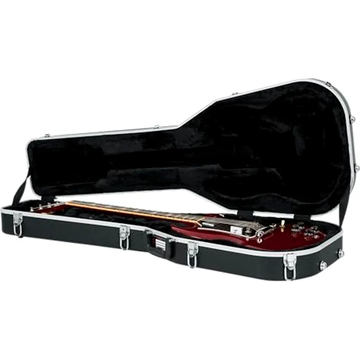 Gator GC-SG Guitar ABS Case, Gitarrenkoffer für SG Typen mit Alu-Schließprofil und EPS-Schaumpolster, abschließbare Schlösser – Bild 10