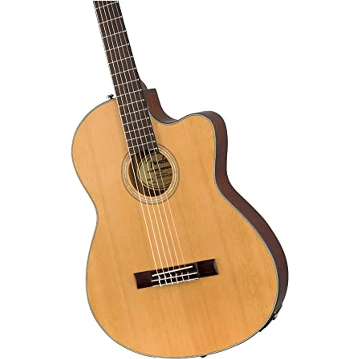 Fender CN-140SCE Thinline Natural, Konzertgitarre mit massiver Zederdecke, Ovangkol-laminiert, Fishman Elektronik, inkl. Koffer – Bild 4