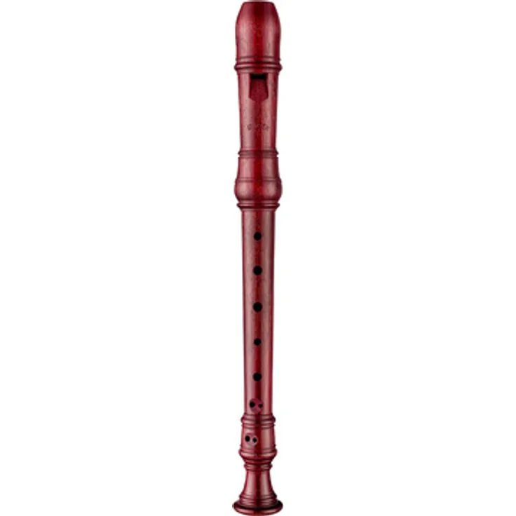 Moeck 4209 Rottenburgh Soprano, Sopranblockflöte aus Amaranth mit barocker Griffweise, Doppelloch, inkl. Etui, Wischerstab und Pflegeanleitung