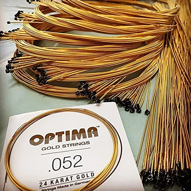 Optima 1747L, Gitarrensaiten für Akustikgitarre, Gold Strings, Stärken 012-052, Made in Germany – Bild 4