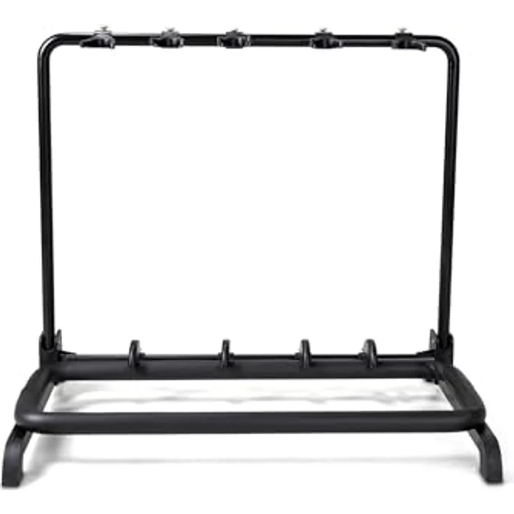 Gewa GS-105B, Gitarrenmultiständer für bis zu fünf Instrumente, klappbar und verstellbare Hals- und Zargenhalterung, max. 30 kg Belastbarkeit – Bild 2