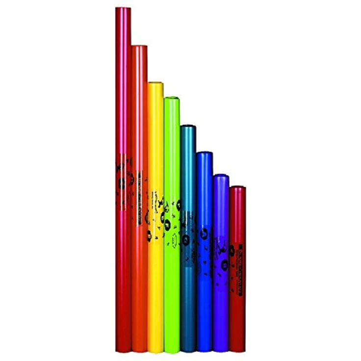 Boomwhackers C-Dur, diatonische Tonleiter mit gestimmten Perkussions-Kunststoffröhren, ideal zur Liedbegleitung – Bild 3