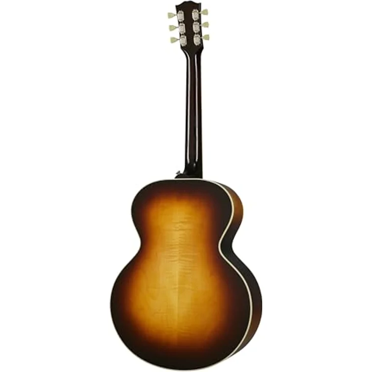 Gibson J-185 Original Vintage Sun, Westerngitarre mit massiver Sitka Fichten Decke, geflammtem Ahorn, LR Baggs VTC Tonabnehmer, Vintage Sunburst Finish – Bild 2