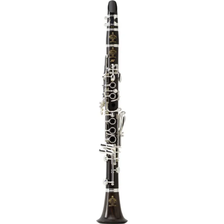 Buffet Crampon RC Eb-Clarinet 17/6, Klarinette aus komplett Grenadillholz mit versilberter Mechanik und verstellbarem Daumenhalter, inkl. Etui und Zubehör