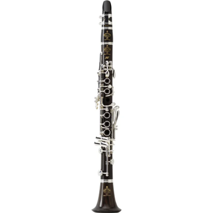 Buffet Crampon RC Eb-Clarinet 17/6, Klarinette aus komplett Grenadillholz mit versilberter Mechanik und verstellbarem Daumenhalter, inkl. Etui und Zubehör