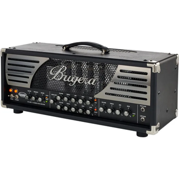 Bugera 333XL Infinium, Vollröhren E-Gitarren Topteil mit 120 Watt, 3 Kanälen, FX-Loop und einstellbarem Noisegate